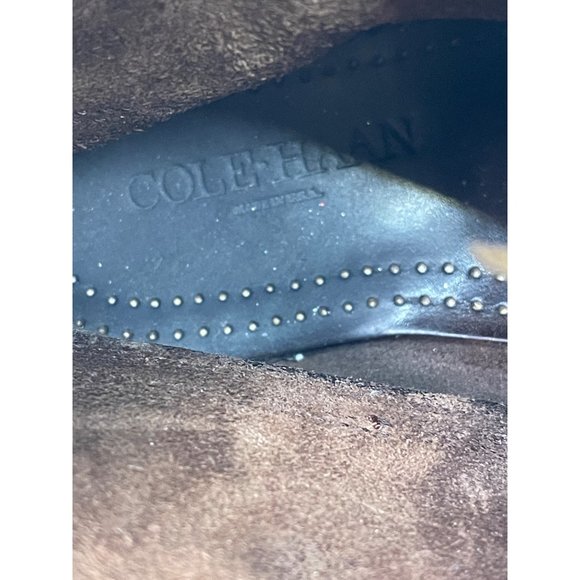 Vintage Cole Haan Chukka Ankle Boots Leather Brown Vibram Soles Size 7 - Picture 9 of 9